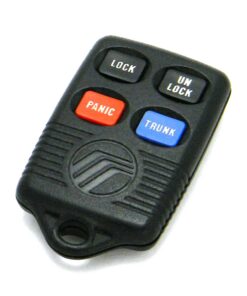 1993-1994 Mercury Grand Marquis 4-Button Key Fob Remote (FCC: GQ43VT4T, P/N: F5DZ-15K601-B)