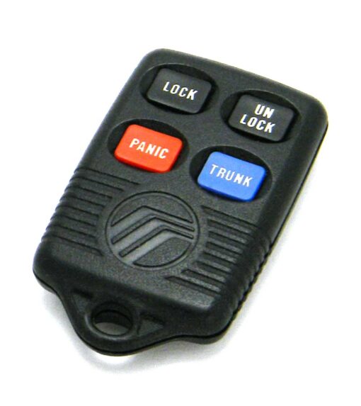 1995-2000 Mercury Mystique 4-Button Key Fob Remote (FCC: GQ43VT4T, P/N: F5DZ-15K601-B)