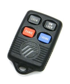 1993-1994 Mercury Grand Marquis 4-Button Key Fob Remote (FCC: GQ43VT4T, P/N: F5DZ-15K601-B)