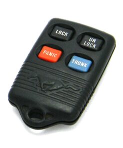 1994-1998 Ford Mustang 4-Button Key Fob Remote (FCC: GQ43VT4T, P/N: F5DZ-15K601-B)