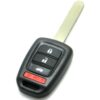 2014-2015 Honda Civic 4-Button Remote Head Key Fob (FCC: MLBHLIK6-1T, P/N: 35118-T2A-A20)