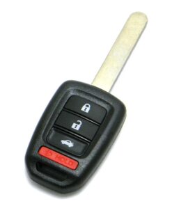 2016-2020 Honda Civic 4-Button Remote Head Key Fob (FCC: MLBHIK6-1TA, P/N: 35118-T2A-A60)