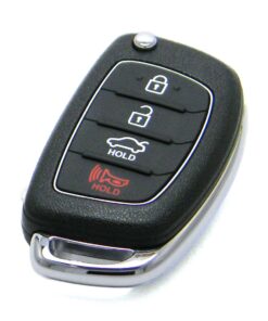 2015-2017 Hyundai Sonata 4-Button Flip Key Fob Remote (FCC: TQ8-RKE-4F16, P/N: 95430-C1010)