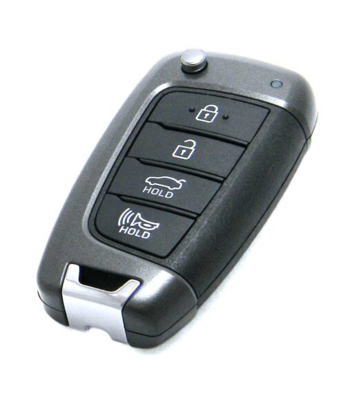 2019-2021 Hyundai Sonata 4-Button Flip Key Fob Remote (FCC: TQ8-RKE-4F40, P/N: 95430-L1000, TRANS ASSY DN8)