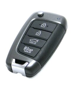 2017-2019 Hyundai Sonata 4-Button Flip Key Fob Remote (FCC: TQ8-RKE-4F25, P/N: 95430-C1210)