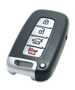2010-2016 Hyundai Genesis Coupe 4-Button Smart Key Fob Remote (FCC: SY5HMFNA04, P/N: 95440-3V021, 95440-2M350, 95440-2M351, 95440-3X200, 95440-2M300, 95440-2M420)