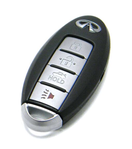 2011-2012 Infiniti G25 4-Button Smart Key Fob Remote (FCC: KR55WK48903)