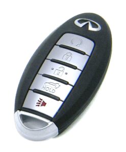 2014-2017 Infiniti QX60 5-Button Smart Key Fob Remote (FCC: KR5S180144014, P/N: 285E3-9NB5A, 285E3-3JA5A)