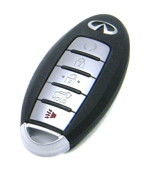 2014-2017 Infiniti QX60 5-Button Smart Key Fob Remote (FCC: KR5S180144014, P/N: 285E3-9NB5A, 285E3-3JA5A)