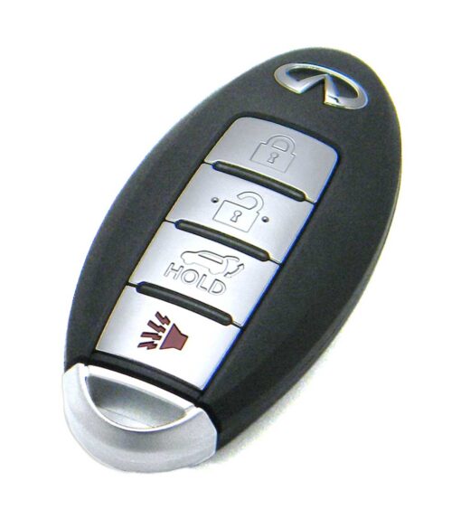 2014-2018 Infiniti QX60 Hybrid 4-Button Smart Key Fob Remote (FCC: KR5S180144014, P/N: 285E3-9NB4A, 285E3-3JA2A)