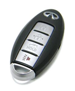 2006-2010 Infiniti M35 4-Button Smart Key Fob Remote (FCC: CWTWBU618, P/N: 285E3-EH12A, 285E3-EH11A, 285E3-EH10D)