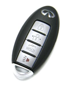 2006-2010 Infiniti M35 4-Button Smart Key Fob Remote (FCC: CWTWBU618, P/N: 285E3-EH12A, 285E3-EH11A, 285E3-EH10D)