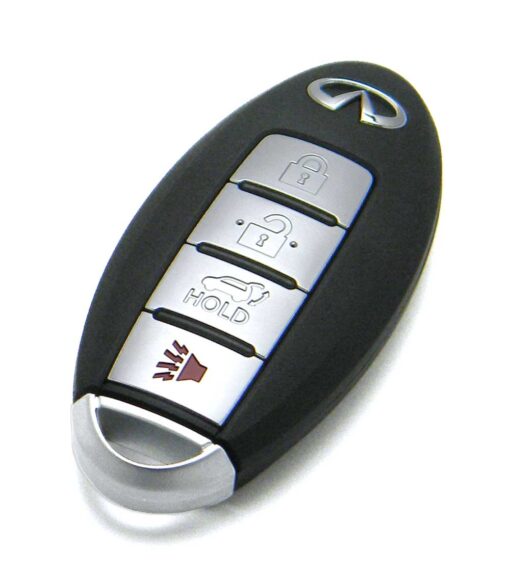 2013 Infiniti FX37 4-Button Smart Key Fob Remote (FCC: KR55WK49622, P/N: 285E3-1CA7A)
