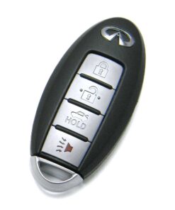 2004-2007 Infiniti G35 4-Button Smart Key Fob Remote (FCC: KBRTN001, P/N: 285E3-AC70D, 285E3-AC70A)