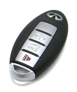 2007-2010 Infiniti QX56 4-Button Smart Key Fob Remote (FCC: CWTWBU624, P/N: 285E3-ZQ30B, 285E3-ZQ31A, 285E3-ZQ31B)