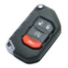 2020-2021 Jeep Gladiator 4-Button Smart Key Fob Remote Start (FCC ID: OHT1130261, P/N: 68416784, 68292944)
