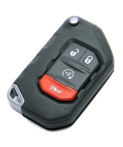 2020-2021 Jeep Gladiator 4-Button Smart Key Fob Remote Start (FCC ID: OHT1130261, P/N: 68416784, 68292944)