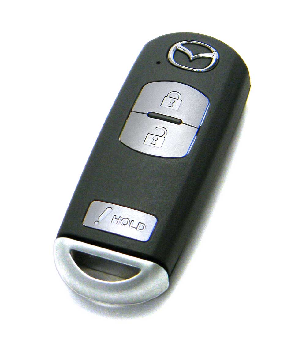 2016-2019 Mazda CX-3 3-Button Smart Key Fob Remote (FCC: WAZSKE13D01 P/N: KD33-67-5RY)