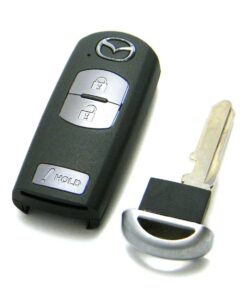 2010-2012 Mazda CX-7 3-Button Smart Key Fob Remote (FCC: WAZX1T763SKE11A04, P/N: EHY5-67-5RYA)