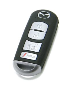 2010-2015 Mazda CX-9 4-Button Smart Key Fob Remote (FCC: WAZX1T763SKE11A04, P/N: TEY1-67-5RY)