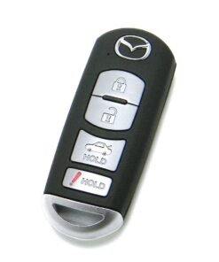 2009-2015 Mazda MX-5 Miata 4-Button Smart Key Fob Remote (FCC: WAZX1T763SKE11A04, P/N: NHY8-67-5RYA)