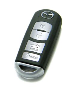 2016-2019 Mazda MX-5 Miata 4-Button Smart Key Fob Remote (FCC: WAZSKE13D01 P/N: GJY9-67-5DY)
