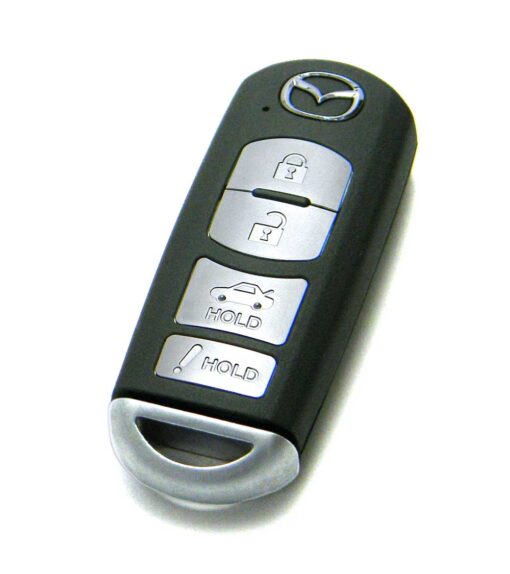 2016-2019 Mazda MX-5 Miata 4-Button Smart Key Fob Remote (FCC: WAZSKE13D01 P/N: GJY9-67-5DY)