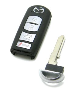2009-2013 Mazda 6 4-Button Smart Key Fob Remote (FCC: KR5WK49383 P/N: GSYL-67-5RY)