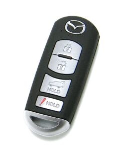 2017-2019 Mazda CX-5 4-Button Smart Key Fob Remote (FCC: WAZX1T763SKE11A03, P/N: TKY2-67-5DY, TK52-67-5RY)