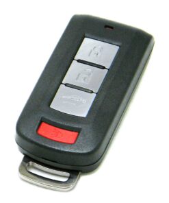 2008-2015 Mitsubishi Lancer Evolution 4-Button Smart Key Fob Remote (FCC: OUC644M-KEY-N, P/N: 8637B885)