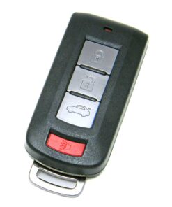 2008-2015 Mitsubishi Lancer Evolution 4-Button Smart Key Fob Remote (FCC: OUC644M-KEY-N, P/N: 8637B885)