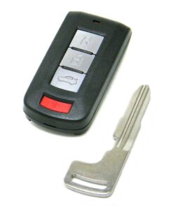 2008-2015 Mitsubishi Lancer Evolution 4-Button Smart Key Fob Remote (FCC: OUC644M-KEY-N, P/N: 8637B885)