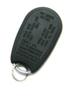 2001 Nissan Maxima Key Fob Remote (FCC: KBRASTU10, P/N: 01A)