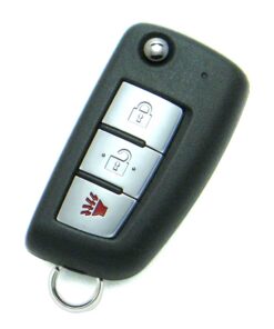 2014-2020 Nissan Rogue S 3-Button Flip Key Fob Remote (FCC: CWTWB1G767, P/N: H0561-4BA1A, H0561-4BA1B)