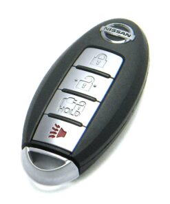 2013-2019 Nissan Leaf 4-Button Smart Key Fob Remote Trunk Release (FCC: CWTWB1U840, P/N: 285E3-3NF4A)