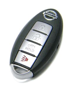 2013-2020 Nissan Versa Sedan 4-Button Smart Key Fob Remote Trunk Release (FCC: CWTWB1U840, P/N: 285E3-3SG0D)