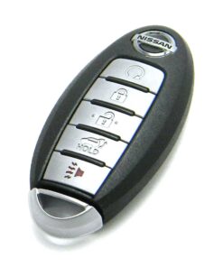 2014 Nissan Pathfinder Hybrid 5-Button Smart Key Fob Remote (FCC: KR5S180144014, P/N: 285E3-3KL7A, 285E3-3PA5A, 285E3-3PB5A)