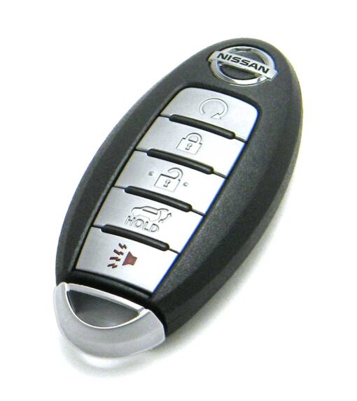 2013-2015 Nissan Pathfinder 5-Button Smart Key Fob Remote (FCC: KR5S180144014, P/N: 285E3-3KL7A, 285E3-3PA5A, 285E3-3PB5A)