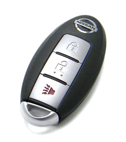 2016-2018 Nissan Titan 3-Button Smart Key Fob Remote (FCC: KR5S180144014, P/N: 285E3-5AA1C, 285E3-5AA1A)