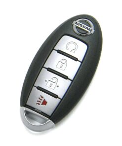 2016-2019 Nissan Titan 4-Button Smart Key Fob Remote Start (FCC: KR5S180144014, P/N: 285E3-5AA3D, 285E3-5AA3A)