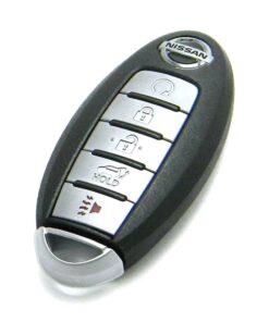2017-2019 Nissan Rogue Hybrid 5-Button Smart Key Fob Remote Start Rear Hatch (FCC: KR5S180144106, P/N: 285E3-6FL7B)