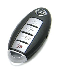 2011-2014 Nissan Murano CrossCabriolet 4-Button Smart Key Fob Trunk Release (FCC: KR55WK49622, P/N: 285E3-9N05A, 285E3-9N07A)