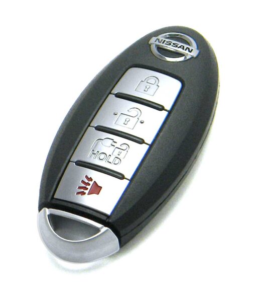 2018-2020 Nissan Leaf 4-Button Smart Key Fob Remote (FCC: CWTWB1G0168, P/N: 285E3-5SA1A, 285E3-5SA1B)
