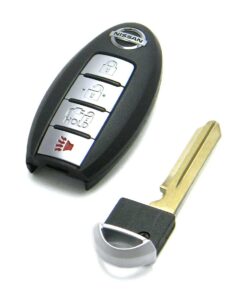 2018-2020 Nissan Leaf 4-Button Smart Key Fob Remote (FCC: CWTWB1G0168, P/N: 285E3-5SA1A, 285E3-5SA1B)