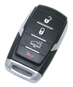 2019-2021 RAM 1500 Truck 4-Button Smart Key Fob Remote Air Suspension Chrome (FCC: OHT-4882056, P/N: 68442906, 68291688)