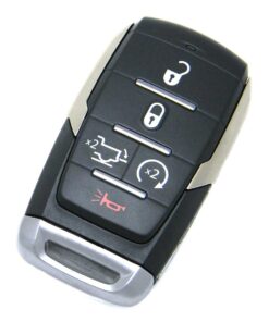 2019-2021 RAM 1500 Longhorn Truck 5-Button Smart Key Fob Remote Start Tailgate (FCC: OHT-4882056, P/N: )