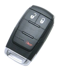 2019-2021 RAM 4500 5500 Truck 3-Button Smart Key Fob Remote Black (FCC: GQ4-76T, P/N: 68375455)