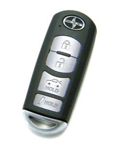 2016 Scion iA 4-Button Smart Key Fob (FCC: WAZSKE13D01, P/N: 89904-WB003)