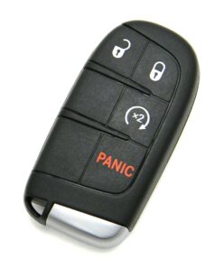 2014-2021 Jeep Grand Cherokee 4-Button Smart Key Fob Remote Start (FCC: M3N-40821302, P/N: 68143500)