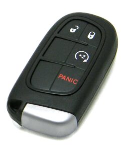 2014-2021 Jeep Cherokee 4-Button Smart Key Fob Remote Start (FCC: GQ4-54T, P/N: 68105078)